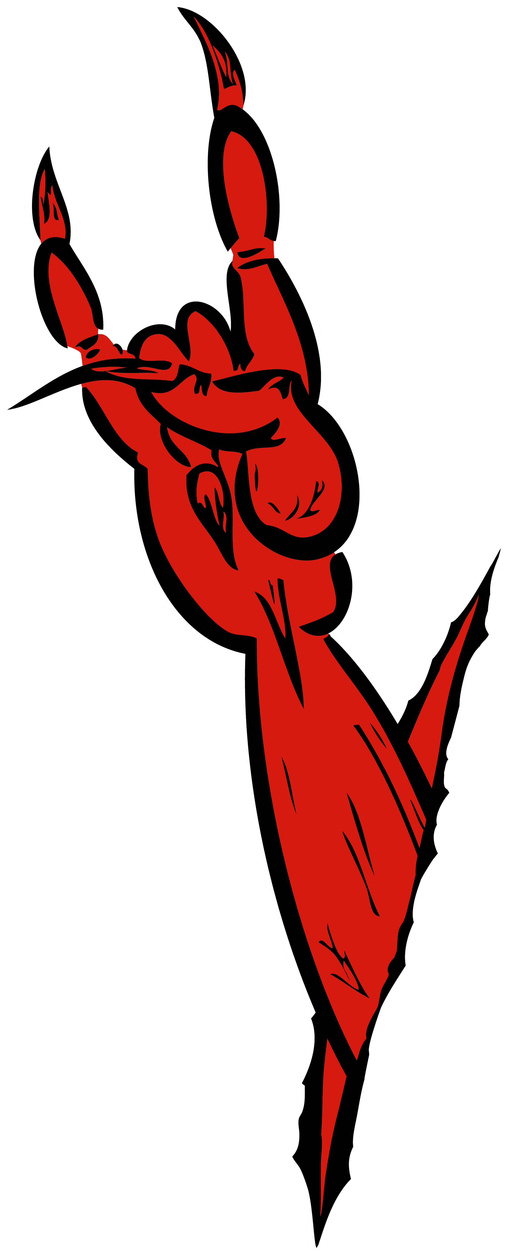La main du diable, emblème de la guggen Les Endiablés